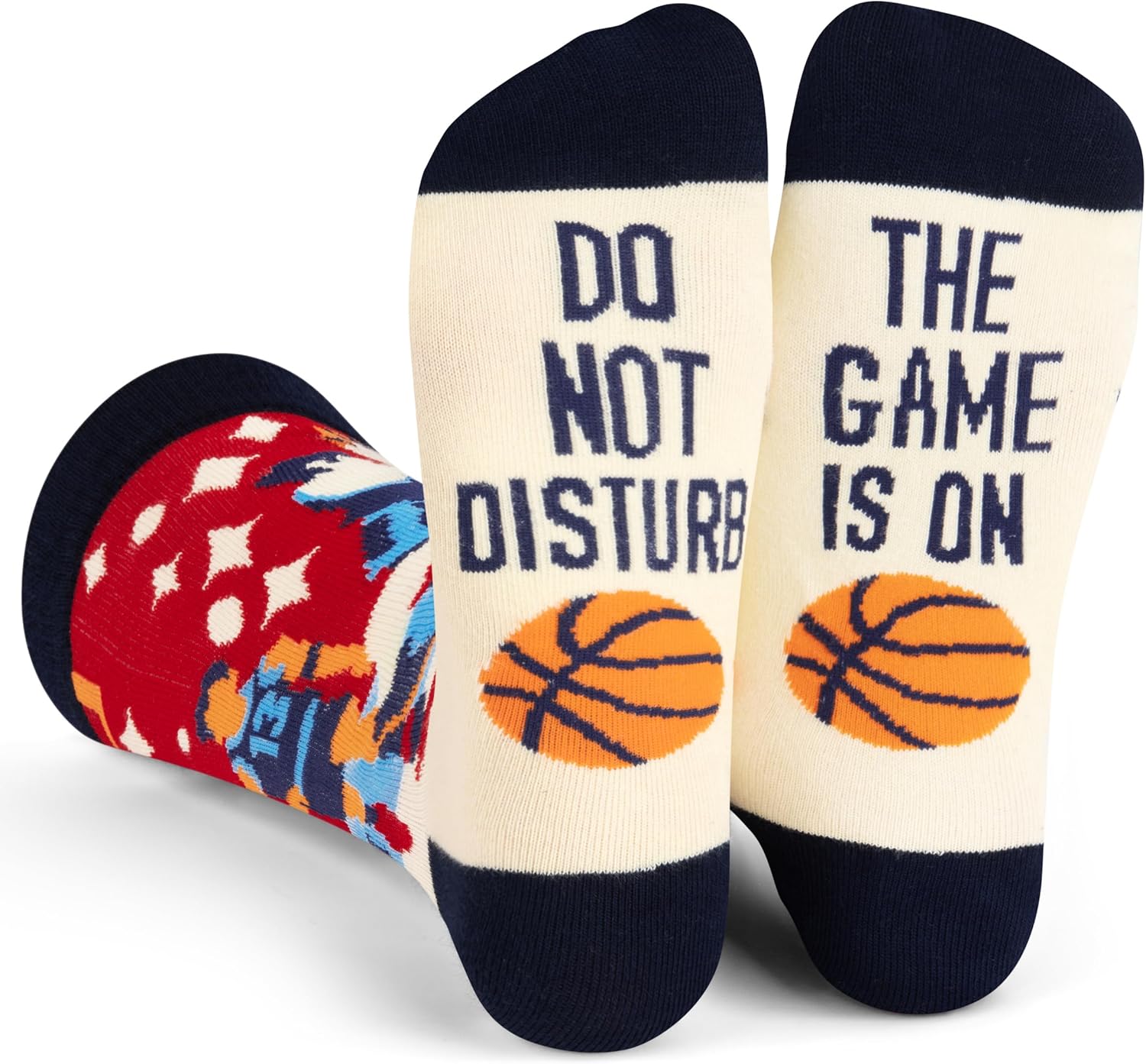 Ne pas déranger-basketball sur chaussettes