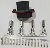 Connecteur hybride IP67 100A Signal d'alimentation 2 + 8 broches prise à Angle droit pour câble et prise de 16mm2 pour batterie E-Bike