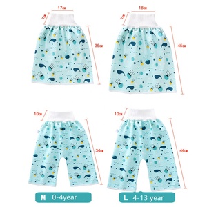 Estoque Atacado Microfibra Pano Fralda Baby Training Soft Absorbent Shorts Impermeável Saia Calças Confortável Reutilizável Impresso - Product Image 2