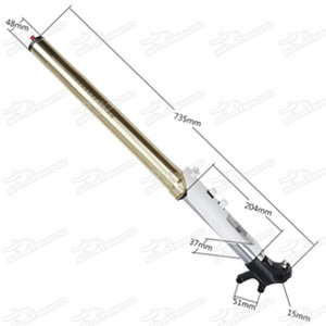 DNM M-200S Scossa Sospensione Dirt Pit Bike Motard Doppio Piena Regolazione Forcella Anteriore 45/48-735mm <span class=keywords><strong>A</strong></span> <span class=keywords><strong>Testa</strong></span> <span class=keywords><strong>In</strong></span> <span class=keywords><strong>Giù</strong></span> - Product Image 4