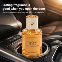 Diffuseur d'huiles essentielles TopOne Premium pour voiture, grande capacité 160 ml, longue durée 120 jours, extraction naturelle de plantes
