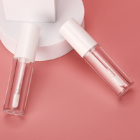 Emballage de gloss à lèvres OMI, conteneur rond, personnalisation du logo privé, OEM, personnalisation de la couleur, flacon PETG avec applicateur