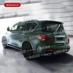 Vente chaude! Pièces de rechange automobiles Pare-chocs avant avec feu antibrouillard Pare-chocs arrière Embout d'échappement FRP Bodykit Pour Infiniti QX56 Accessoires de voiture - Product Image 4