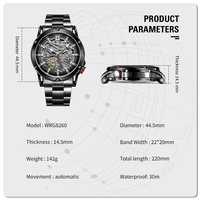Montres mécaniques en acier inoxydable de luxe pour hommes T-WINNER, nouvelle collection, squelette