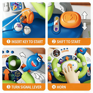 Jouets éducatifs intelligents exclusifs KSF <span class=keywords><strong>pour</strong></span> bébés, <span class=keywords><strong>volant</strong></span> de direction de luxe <span class=keywords><strong>pour</strong></span> l'apprentissage, jouet <span class=keywords><strong>pour</strong></span> la croissance cognitive et la logique des nourrissons - Product Image 6