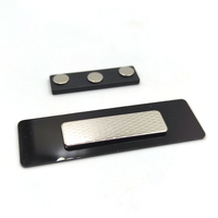 Plaques nominatives réutilisables, badges en métal aluminium, étiquettes nominatives avec logo imprimé, porte-badges, badges nominatifs vierges en plastique à sublimation, badges magnétiques