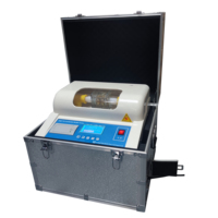 ZWJD111B Probador de Voltaje de Rotura de Aceite Portátil, Medidor de Resistencia Dieléctrica de Aceite para Transformadores, Kit 80kV 100kV BDV, Alta Precisión, 1 Año de Garantía