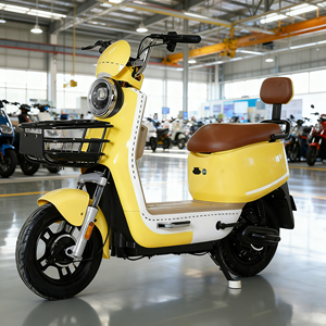 Scooter Eléctrico Urbano al por Mayor con Cesta Delantera, Faro LED, Asiento Cómodo y Amortiguación Trasera - Product Image 2