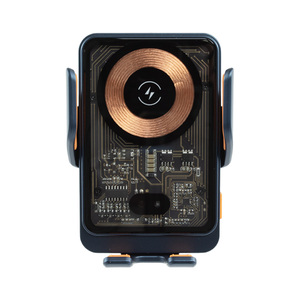 Thiết kế mới từ xe sạc không dây 15 W Điện thoại di động điện thoại xe hơi chủ cuộn dây cảm ứng - Product Image 2