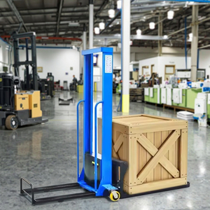 1 Ton Double Door <strong>Electric</strong> <strong>Forklifts</strong> with Polyurethane Tires and Hydraulic Side Shifter 1.6m Pallet Handling - Product Image 4