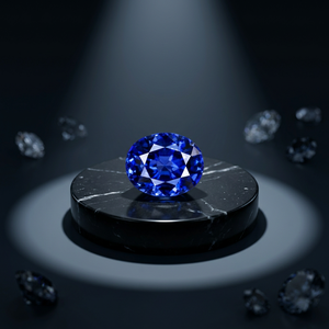 Zafiro Azul Creado en Laboratorio, Corte Brillante Redondo de 4mm, Piedras Preciosas Sueltas para Joyería con Servicio de Muestras - Product Image 5