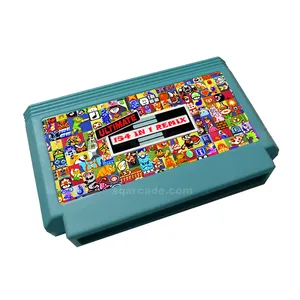 154 en 1 cartucho de juego Retro FC para computadora familiar cartucho de juego múltiple de 8 bits Famicom