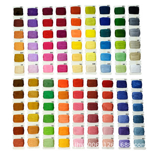 Kit <span class=keywords><strong>de</strong></span> Bordado al por Mayor, Tarjetas <span class=keywords><strong>de</strong></span> Hilo <span class=keywords><strong>de</strong></span> Poliéster Pre-enrolladas, <span class=keywords><strong>Aguja</strong></span> <span class=keywords><strong>de</strong></span> Punch Needle, 50/100/96/108 Colores, Pulsera Bordada con <span class=keywords><strong>Punto</strong></span> <span class=keywords><strong>de</strong></span> <span class=keywords><strong>Cruz</strong></span> - Product Image 4