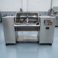 Mélangeur à ruban horizontal en acier inoxydable 304, 100L-500L, mélangeur de poudre en forme de U avec décharge automatique inclinable, qualité alimentaire CE