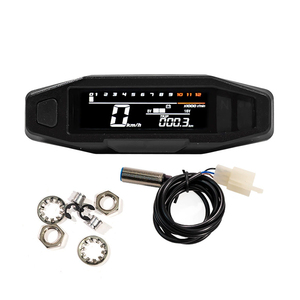 Tableau de bord numérique universel pour moto, compteur de vitesse, tachymètre, jauge LCD 12V pour la plupart des motos, vente en gros - Product Image 1