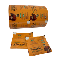 Film d'emballage automatique en rouleau pour petit sac film de papier d'aluminium laminé en plastique de qualité alimentaire sac d'impression personnalisé