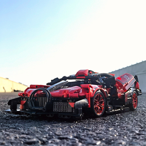 Moyu Đồ Chơi Khối Cầu Lửa Bugatied MY88303 Đồ Chơi Gạch Siêu Xe Đồ Chơi Khối Lắp Ráp Ô Tô Mô Hình 1:14 Đồ Chơi Ô Tô - Product Image 2