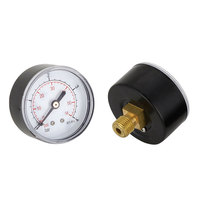 Manomètre à air pour chaudière à vapeur de 2,5 po et 2 po, manomètre de pression à sec régulier PSI pour système de chauffage à l'eau, à l'huile, au gaz, au cylindre de gaz, système CVC