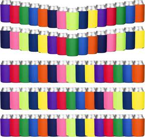 特注ネオプレン折りたたみ式ブランクビール缶クーラー断熱缶クーラーホルダー折りたたみ式ビールスタビークーラー - Product Image 1