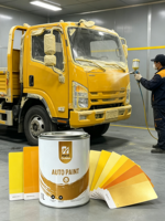 Peinture automobile acrylique 2K à base métallique 1K, résistante aux intempéries et au vieillissement, pour la retouche automobile - Prix de gros