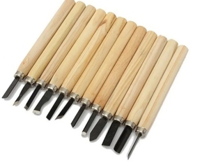 12pcs Professional DIY Wood Carving <strong>Chisel</strong> Knife Set Basic Detailed Carving Hand Tool Safety Features OEM Customizable <strong>Gouges</strong> - Product Image 5