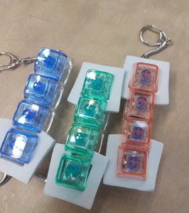 减压玩具机械键盘指尖陀螺钥匙扣按键按键开关RGB LED灯塑料轻质定制 - Product Image 6