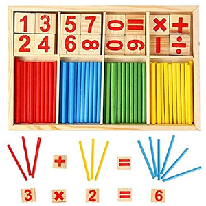 Palitos de Números de Madera Educativos, Aprendizaje Temprano para Niños, Jardín de Infancia, Conteo, Juguetes Matemáticos para Niños - Product Image 3
