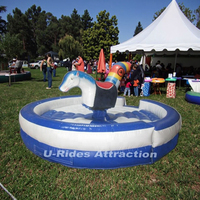 Jeu Gonflable Mécanique Ride Rodeo Bull pour Fête Location Amusement Park Horse Bull Bear