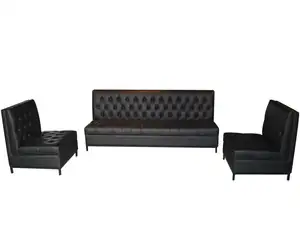 Modern style bistro sofa furniture rebound sponge upholstery cushion tufted wedding event sofa