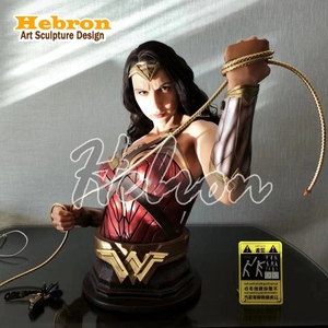 Busto <span class=keywords><strong>de</strong></span> Resina Personalizado <span class=keywords><strong>de</strong></span> Alta Calidad <span class=keywords><strong>de</strong></span> la Película <span class=keywords><strong>de</strong></span> la Mujer Maravilla <span class=keywords><strong>de</strong></span> <span class=keywords><strong>Marvel</strong></span> para la Venta - Product Image 5
