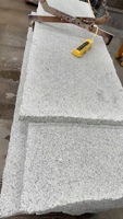 Dalles de granit G603 blanc sésame clair modernes, flammées - Dalles et pavés antidérapants pour l'extérieur, pour villas et jardins