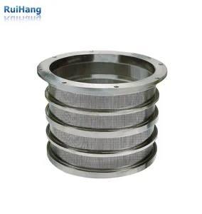 High quality Vertical Wire Wrapped Screen With Smooth Wire Surface For Self - Cleaning Filter