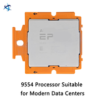 Processeur serveur double socket SP5 DDR5 neuf, 9554, 64 cœurs, 128 threads, 3,1 GHz, 256 Mo de cache, 360 W