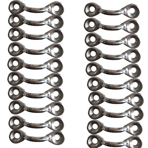 Ganchos de enganche de aleación de zinc con acabado liso para la industria general, paquete de 20 - Product Image 3