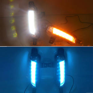 Luz de Marcha Diurna LED DRL y Faros Antiniebla para Coche con Señal de Giro Amarilla para <span class=keywords><strong>Suzuki</strong></span> <span class=keywords><strong>Vitara</strong></span> 2015 2016 2017 <span class=keywords><strong>2018</strong></span> 2019 2020 - Product Image 6