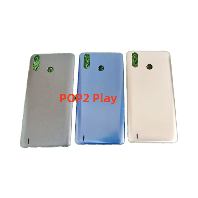 Wholesale Phone Back Cover Backglass for TECNO POP2 Play POP4 POP4 Aly POP2 Housing Rear Glass Replacement