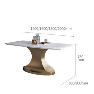 Mode à la mode en acier inoxydable or ou noir nickel base <span class=keywords><strong>table</strong></span> à <span class=keywords><strong>manger</strong></span> en marbre pour meubles de maison de luxe - Product Image 5