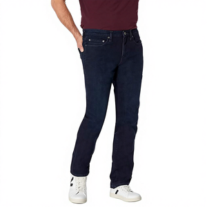 High Quality Men Slim Fit Vintage Winter 3D Light Denim Jeans Breathable Polyester/Cotton Fabric Solid Color Hip Hop Streetwear - Product Image 4