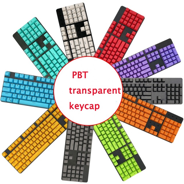104/87 OEM Profile Keycaps Set DIY Themes for Backlit Mechanical Gaming Keyboard Doubleshot PBT Material