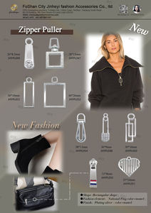 Tirette de <span class=keywords><strong>fermeture</strong></span> à glissière en métal brillant personnalisable, pendentif coulissant personnalisé, Rectangle tirette en alliage de Zinc pour sac - Product Image 6