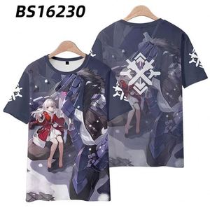 เสื้อคลุมคอสเพลย์แขนสั้นพิมพ์ลายสีสันสดใส 28 Style Star Rail ตัวละครแดน เฮง คาฟคา จิง หยวน สำหรับคอสเพลย์อนิเมะ - Product Image 2