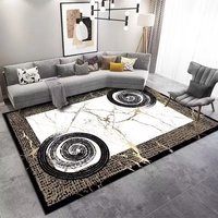 Tapis et moquettes 3D modernes les plus populaires fabriqués à la machine Design à motifs géométriques pour la décoration de la chambre à coucher, de la maison et du salon