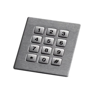InduKey Industrial <b>Keyboard</b> TKV-012-12-QUAD-DGI-IP65-MODUL-MATRIX Metal Keypad For Industry Use - Product Image 5