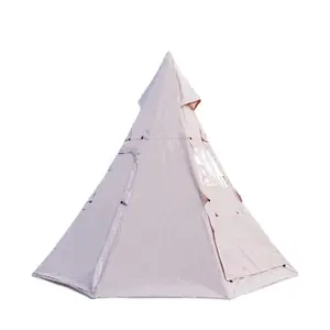 Hete Verkoop Hoge Yurt Tent Outdoor Waterdichte Zon Shelter Camping Indian Tent Piramide Tent