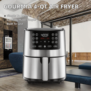 Friteuse à <span class=keywords><strong>air</strong></span> numérique <span class=keywords><strong>Gourmia</strong></span> 4-Qt avec cuisson guidée, nettoyage facile, en acier inoxydable, garantie 1 an - Product Image 4