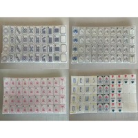 Tuiles décoratives en nacre blanche, ensemble de tuiles de mahjong américaines en nacre rose et blanc pur pour les soirées et les divertissements - The Mahjong House