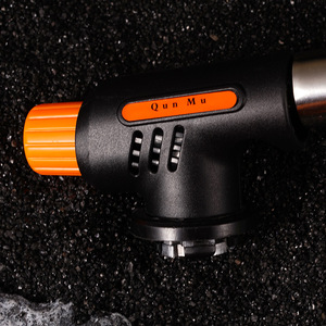 Briquet torche métallique réglable et rechargeable, coupe-vent, <span class=keywords><strong>pour</strong></span> barbecue extérieur, camping, <span class=keywords><strong>cuisine</strong></span>, allumeur au <span class=keywords><strong>gaz</strong></span> butane - Product Image 4