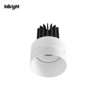 Module Design Led COB Encastré Réglable Downlight 8W 15W Dali Ip65 Aluminium Downlight