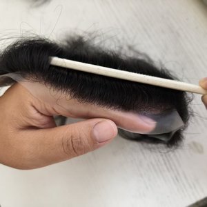 Postizo <span class=keywords><strong>de</strong></span> Cabello Estilo 2026 <span class=keywords><strong>para</strong></span> <span class=keywords><strong>Trenzas</strong></span>, Color Negro Natural, con Línea <span class=keywords><strong>de</strong></span> Cabello <span class=keywords><strong>de</strong></span> PU Frontal <span class=keywords><strong>para</strong></span> <span class=keywords><strong>Hombres</strong></span> y Mujeres - Product Image 6
