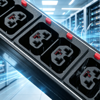 Armoire de serveur de centre de données haute densité AI avec PDU de base 36 prises, prise localisable, PDU UL